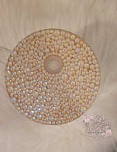 Load image into Gallery viewer, Christmas Hand glass can w/rhinestone lid