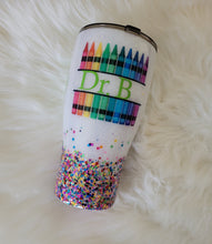 Load image into Gallery viewer, Confetti-Crayon Tumbler