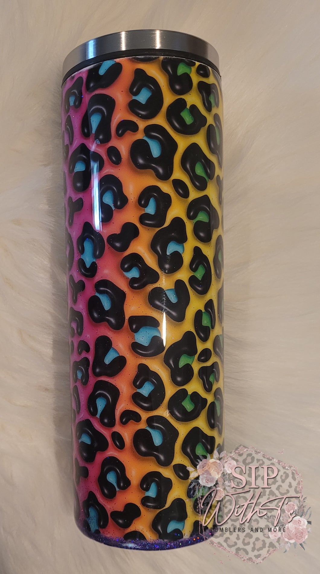 Colorful Leopard Tumbler
