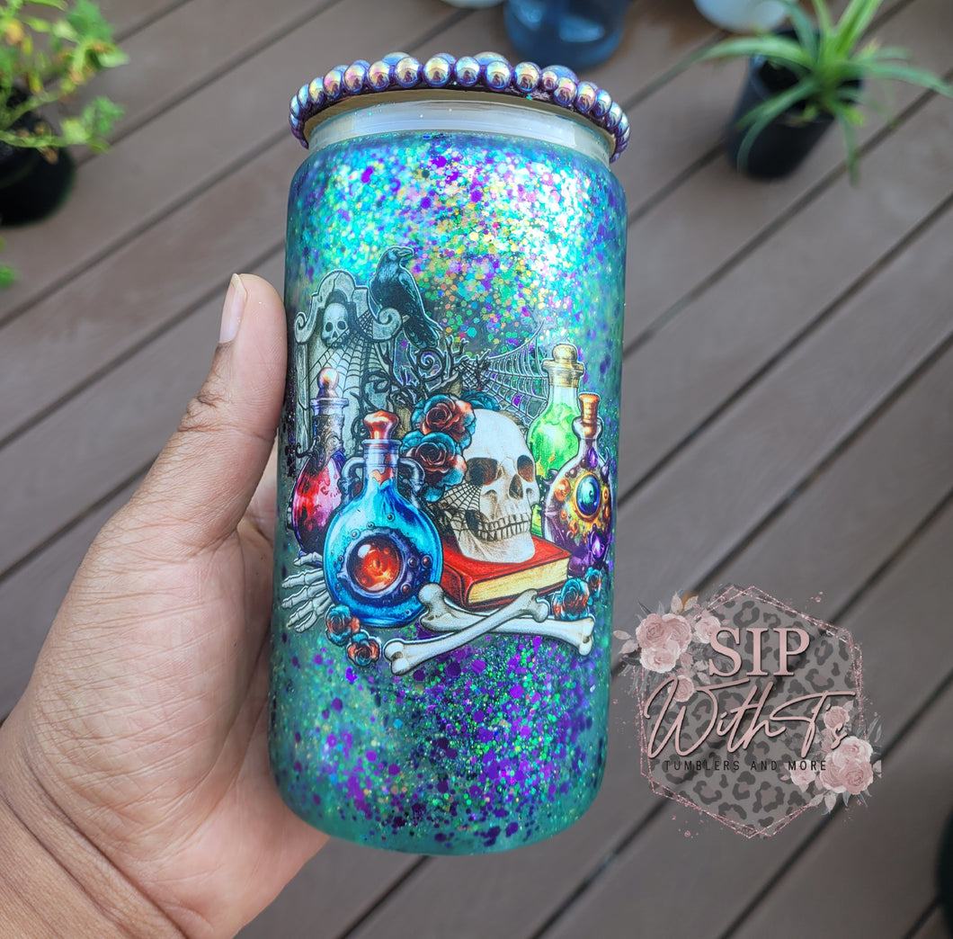 Halloween Glass Cup